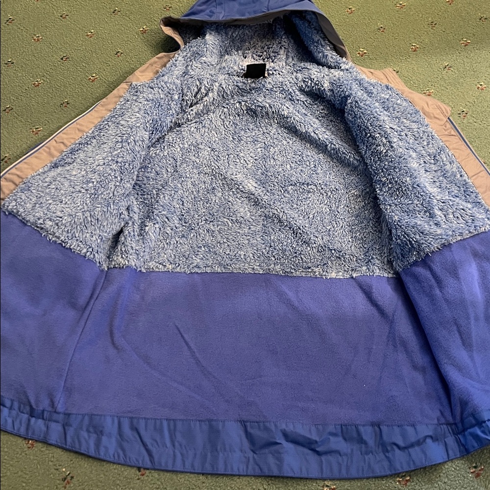 Girls ZeroXposur Blue Textured Jacket - Picture 4 of 7